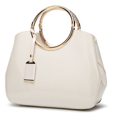 Bolso De Novia Rojo De Moda, Nuevo Estilo, Charol Para Mujer