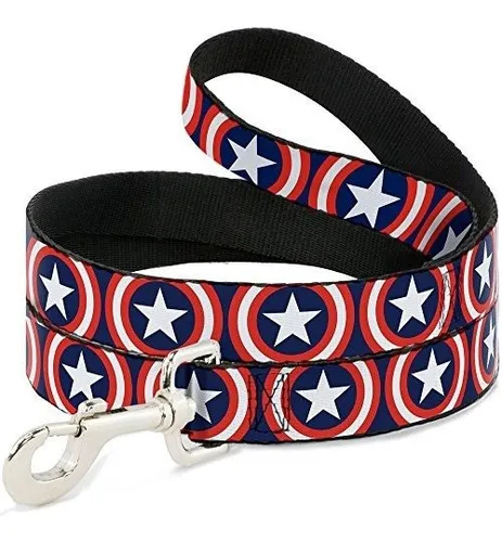 Hebilla De Correa De Mascota-down - Capitán América Escudo R