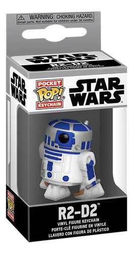 R2 D2 Classic Funko Pocket Pop Keychain Star Wars Llavero Color Multicolor