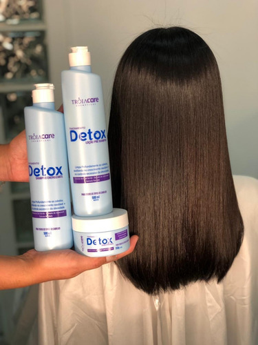 Imagem 2 de 10 de Kit Detox Tróia Hair Cosméticos - Produto Original Kit Com 4