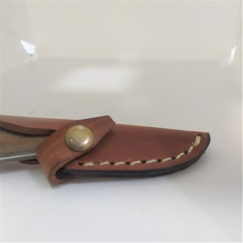 Cuchillo Llavero En Funda Original Acero Inoxidable (Usado)