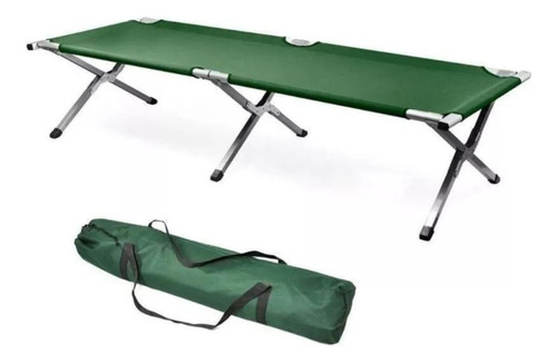 Silla Director Plegable Camping Porta Vaso Sillon C Bolso Color Verde