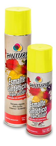Pintura Esmalte Sintetico Amarillo Aerosol 237 Ml