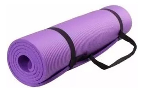 5x Colchoneta Mat Yoga Pilates Nbr 10 Mm + Cinta Transporte