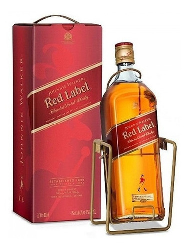 Johnnie Walker Red Label 3 Litros + Atril