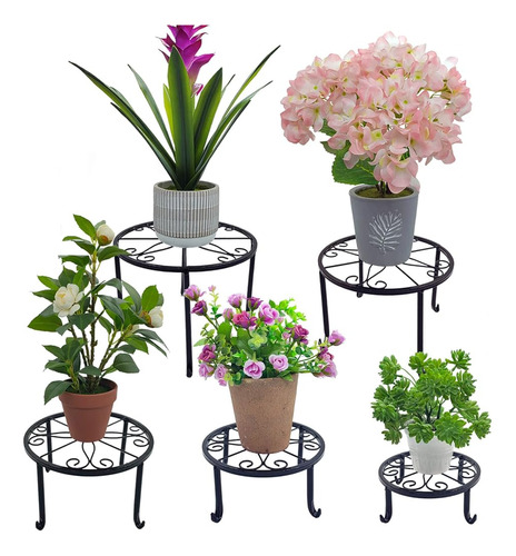 Toswin Plant Stand Indoor - Paquete De 5 Soporte De Planta D