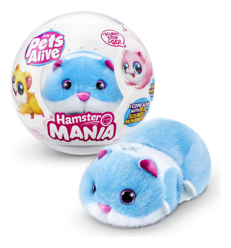 Pets Alive Zuru Hamster Ball Walker - cor azul claro multicolorido