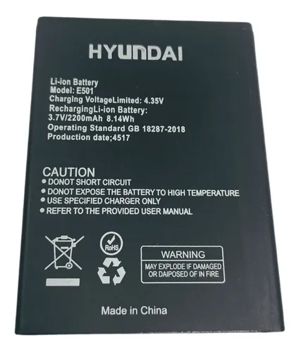 comprar Bateria Pila Hyundai E500 E501