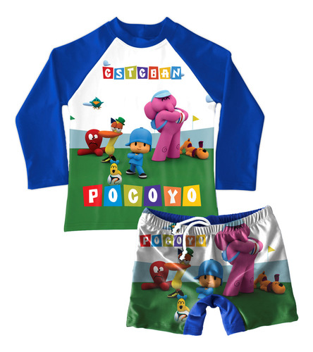 Traje De Baño Pocoyo Personalizado