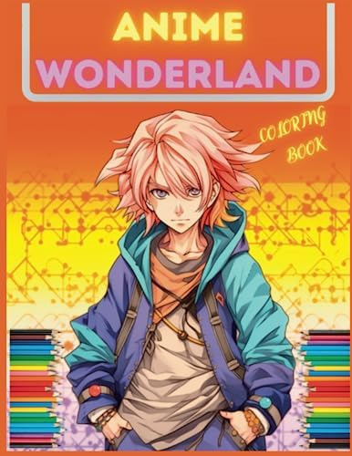 Libro: Anime Wonderland: Coloring Book: Más De 50 Basadas En