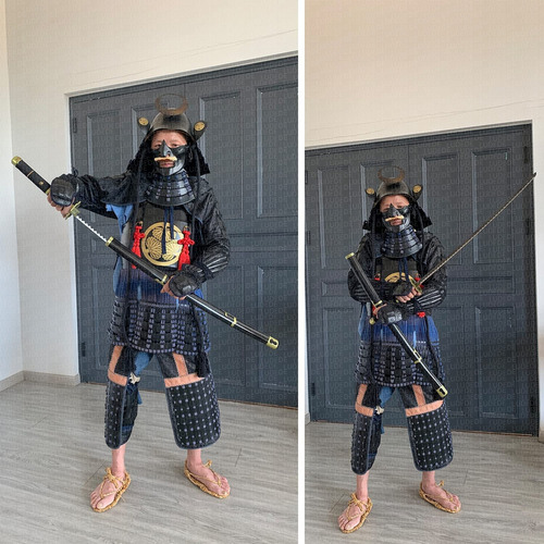 LUDEDE Roronoa Zoro Acero Katana - 104cm Yubashiri Anime One Piece Con Cinturón y Soporte - Espada Perfecta Para Cosplay, Colección