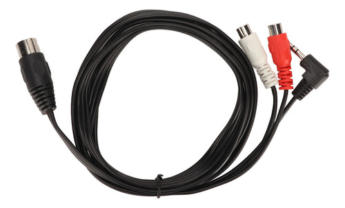 Para Cable Din De 5 Pines Macho A 2 Conectores Rca Hembra Y