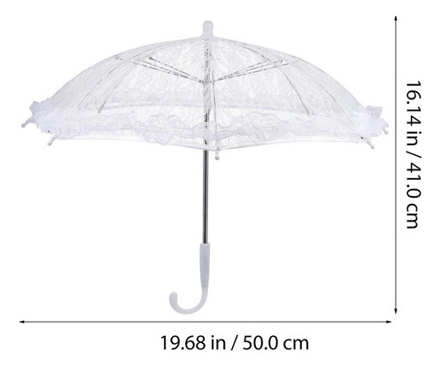 Mini Guarda-chuva Chinês De Renda, 4 Peças, Miss Child