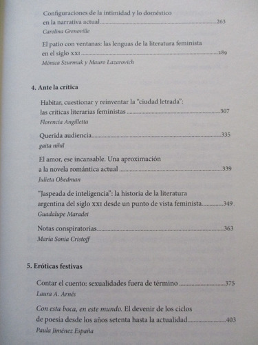 Imagen 6 de 10 de Historia Feminista De La Literatura Argentina - Tomo 5
