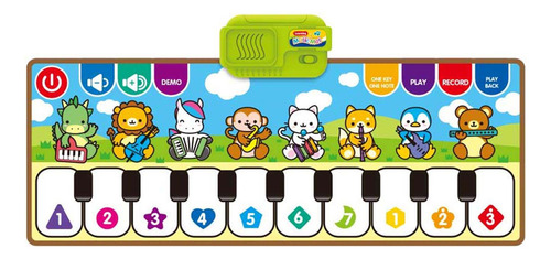 Mz Tapete De Música De Piano Para Chão, Tapete De Piano