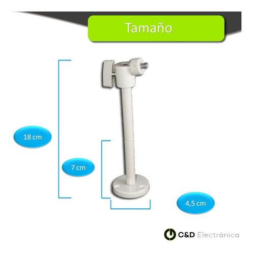 Imagen 2 de 6 de Soporte Metálico Para Cámaras De Seguridad