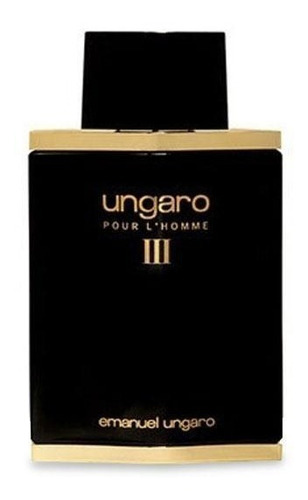 Imagen 2 de 2 de Ungaro Iii 100 Ml Edt Emanuel Ungaro Perfume Original