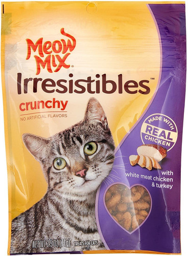 Meow Mix Irresistibles Con Pollo Y Pavo