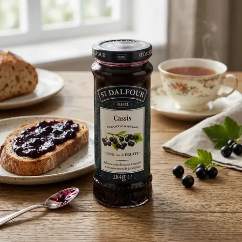 Geléia St. Dalfour France cassis em frasco sem glúten 284 g