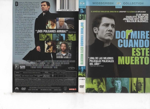 Dormiré Cuando Esté Muerto (2003) - Dvd Original - Mcbmi