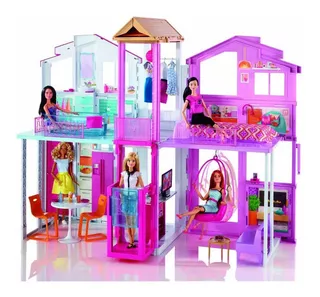 Casa De Campo De Barbie Amueblada Con Elevador