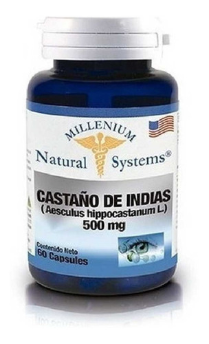 Castaño De Indias 60 Caps Natural S - Unidad a $748