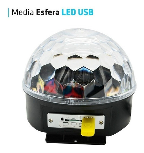 Media Esfera Led Audio Movil Audioritmica Luces Dj Premium