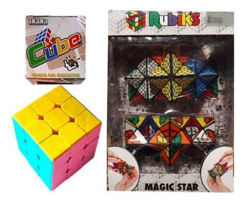 Cubo Rubik's Spin Master 3 Piezas 