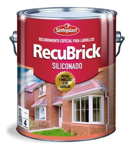 Recubrick Protector Siliconado P/ Ladrillos 20lt - Acabado Brillante Color Incoloro