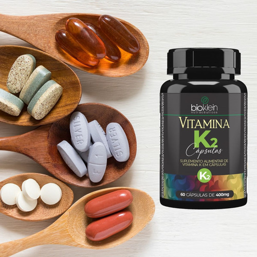 Vitamina K2 Mk7 - 60 Cápsulas Sabor Without Flavor