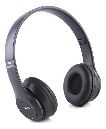 Fones de ouvido Bluetooth sem fio Vincha Sd Fm Handsfree pretos