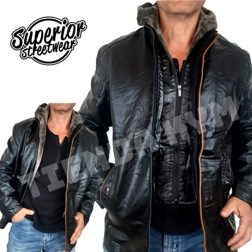 Chaqueta Ecocuero Hombre Modelo 2