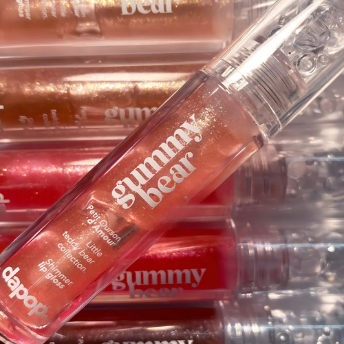 Shimmer Lip Gloss Gummy Bear Dapop Pack 6 Tonos Color Multicolor