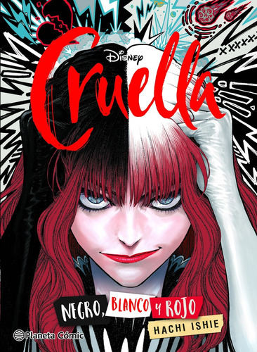 Cruella. Negro, Blanco Y Rojo. El Manga
