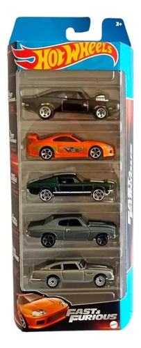 Hot Wheels Fast And Furious 5 Pack  Car Collection Metal