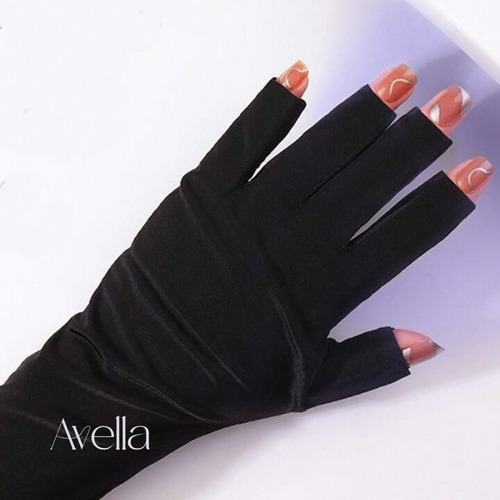 Guantes Manicure Protección Uv Gelish Tejido Transpirable
