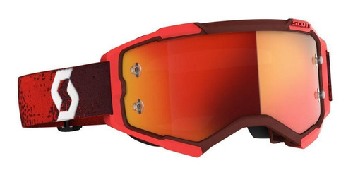 Óculos Scott Fury Chrome Works Vermelho Único