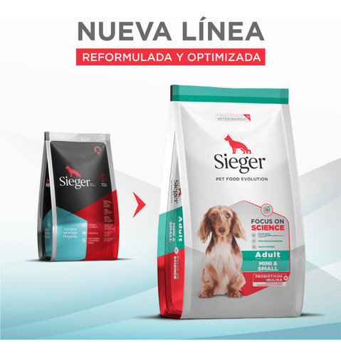 Sieger Perro Adulto Mordida Pequeña Bolsa X 3kg - Hn-