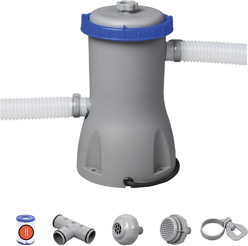 Bomba Filtrante Pileta Lona Inflable 3028 Lt 58386 Bestway C
