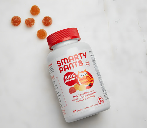 Smarty Pants Omega 3 Kids + Vitamina D3 + Dha + Epa 180 Unid Sabor Frutas