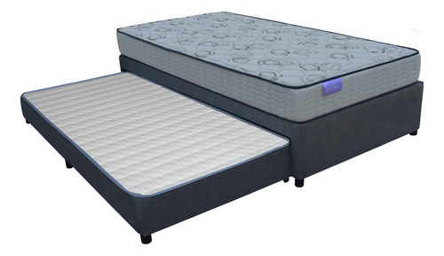 Sommier Marinero Dual Bed 80 X 190 + Colchón Linea Dorada