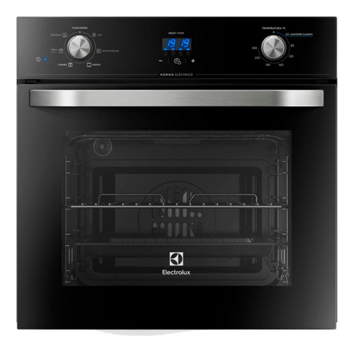 Horno Empotrable Eléctric Digital 59l Electrolux Eoei24h2tub Color Negro