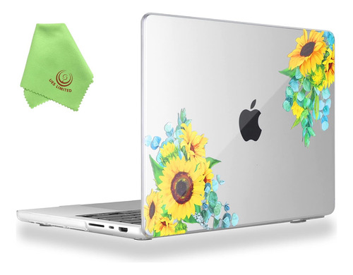 Funda Rígida Ueswill Para Macbook Pro 16  2485 Sunflower
