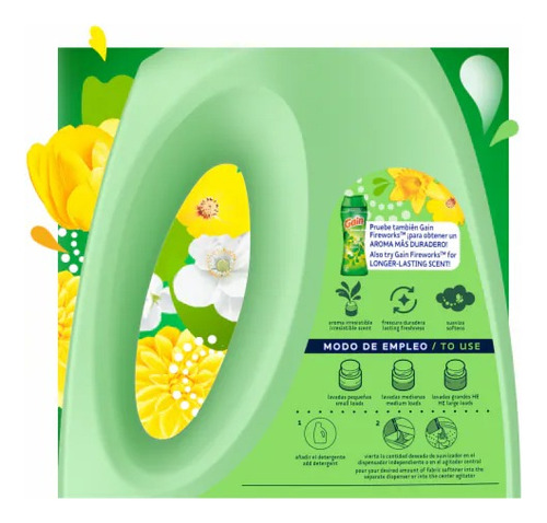Suavizante Gain Original 1.53lt Importado 60 Cargas