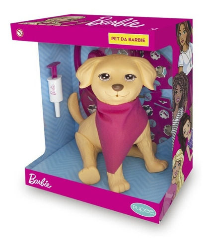 Imagem 3 de 4 de Cachorro Pet Shop Da Boneca Barbie Taff Honey +6 Acessórios