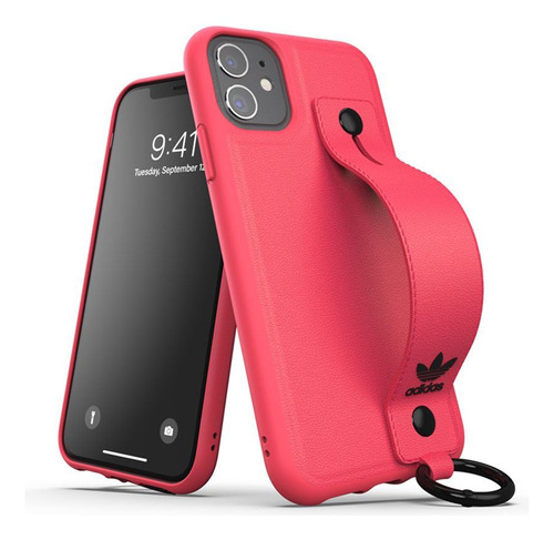 Protector adidas Para iPhone 11 Cinta Rosa