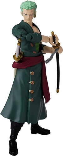 Imagen 3 de 8 de Figura De Acción Roronoa Zoro One Piece Anime Heroes Bandai