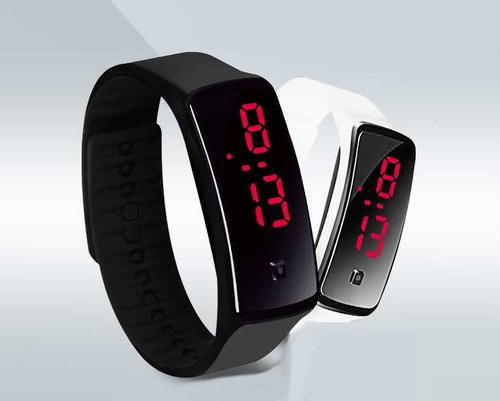 Imagen 3 de 4 de Lote De 5 Relojes Caramelo Led Digital Pantalla Tactil Moda