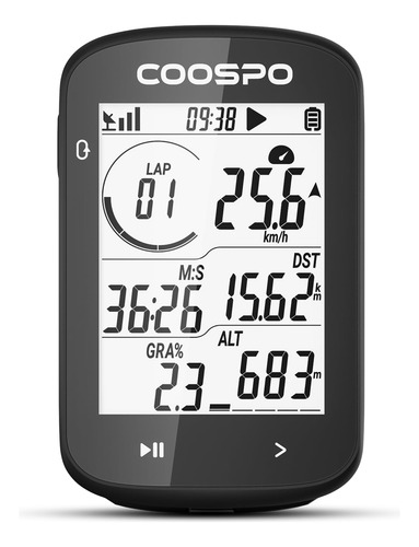 Computadora De Bicicleta Gps Inalámbrica Con Pantalla Lcd