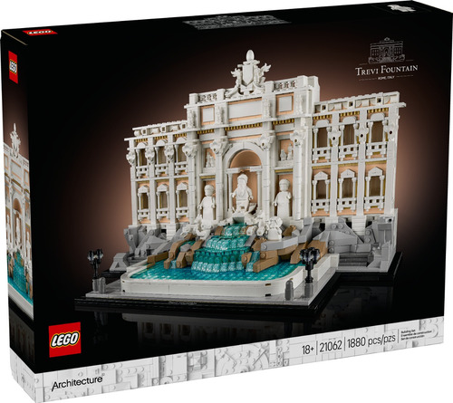 LEGO® Architecture Fontana di Trevi Modelo 21062; idea de regalo para adultos; Modelo arquitectónico del icónico monumento